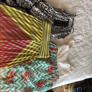 2 dresses, 1 skirt